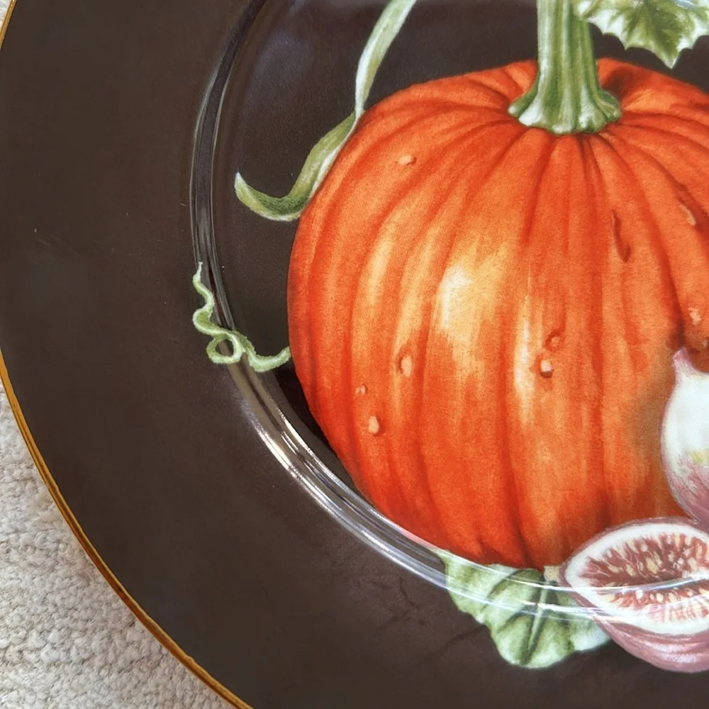 Williams Sonoma's Harvest Pumpkin Plate 9